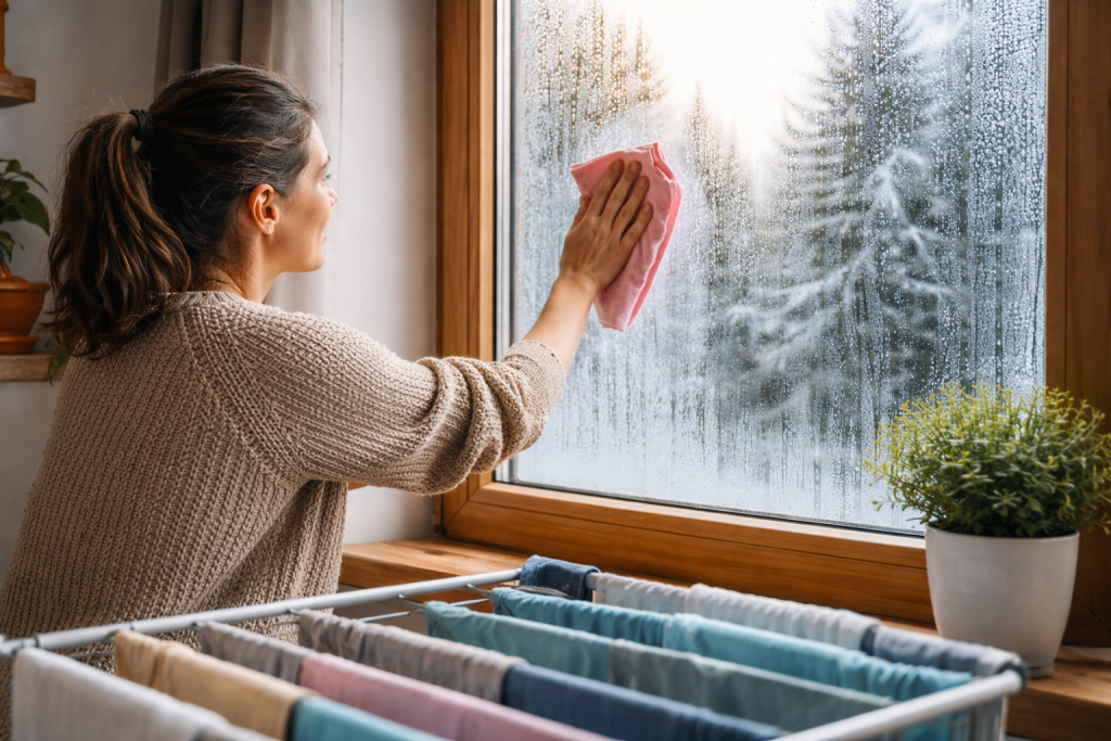 Condens Pe Ferestre Iarna 1